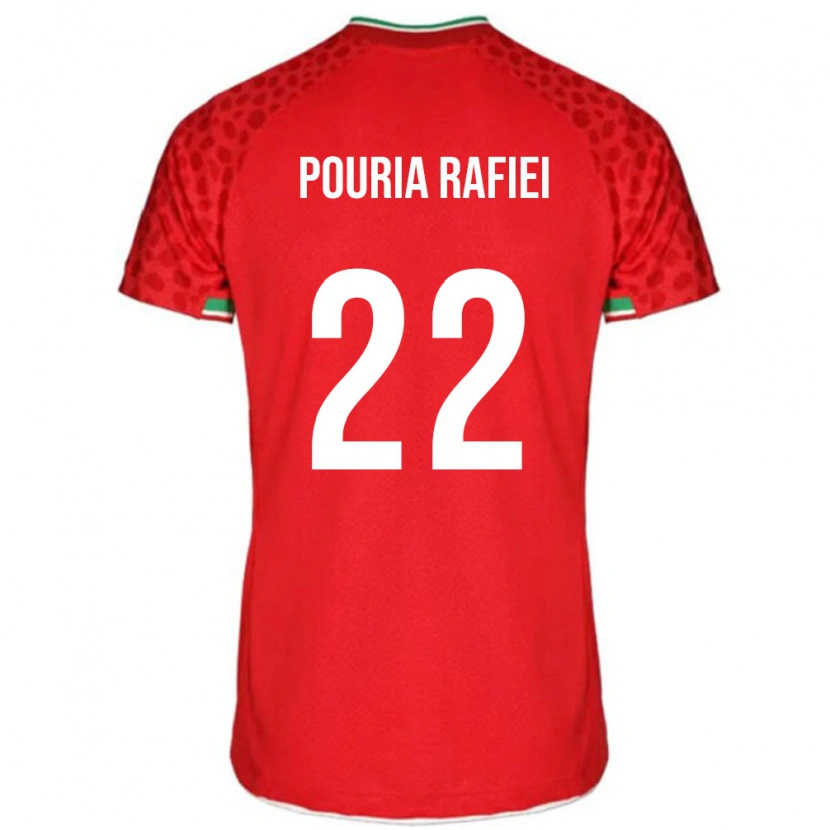Danxen Kid Iran Seyed Pouria Rafiei #22 Red White Away Jersey 26-28 T-Shirt