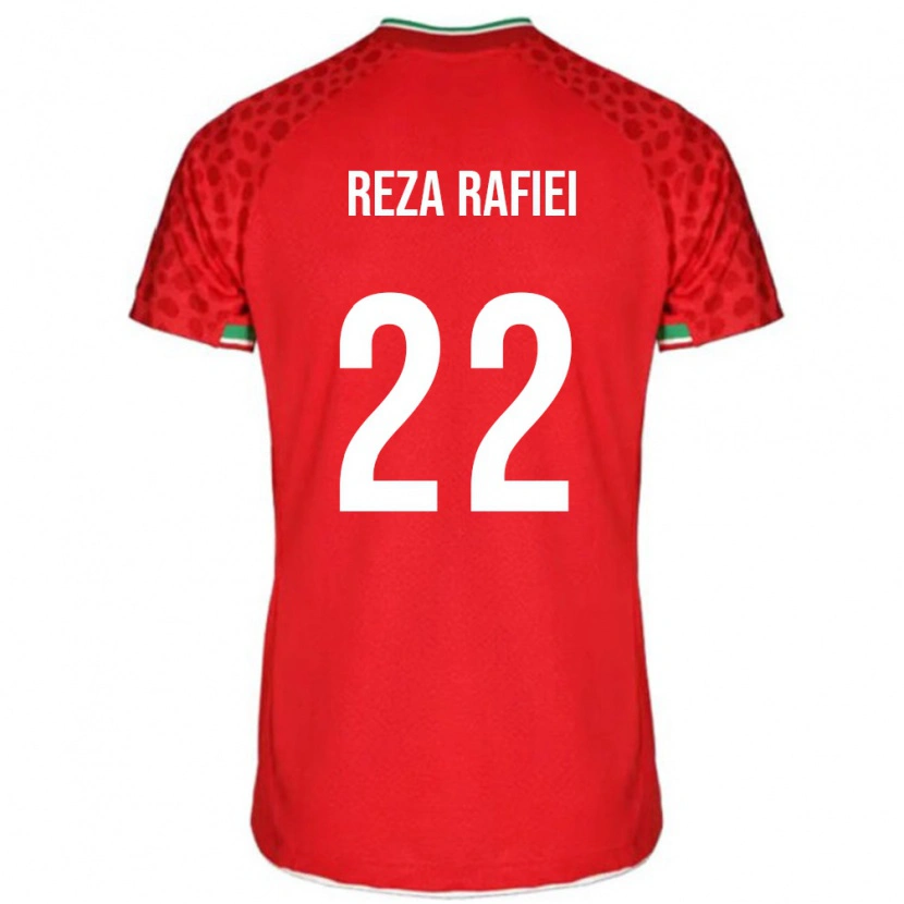 Danxen Kid Iran Amir Reza Rafiei #22 Red White Away Jersey 26-28 T-Shirt