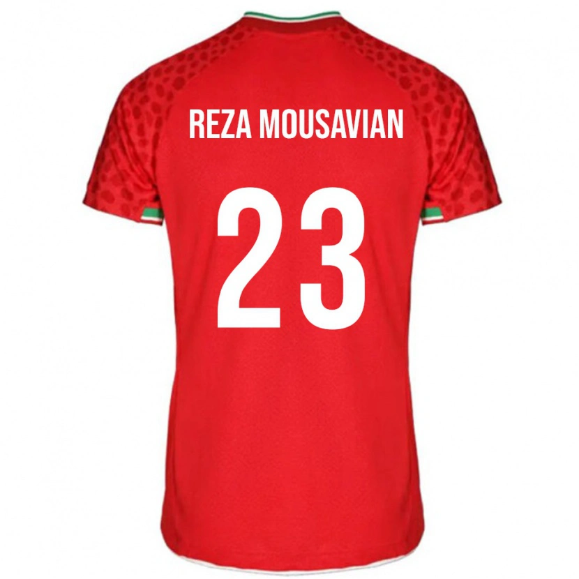 Danxen Kid Iran Seyed Reza Mousavian #23 Red White Away Jersey 26-28 T-Shirt