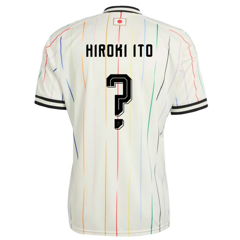 Danxen Kid Japan Hiroki Ito #0 White Black Away Jersey 26-28 T-Shirt