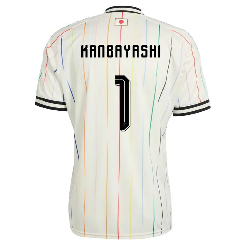 Danxen Kid Japan Taisei Kanbayashi #1 White Black Away Jersey 26-28 T-Shirt