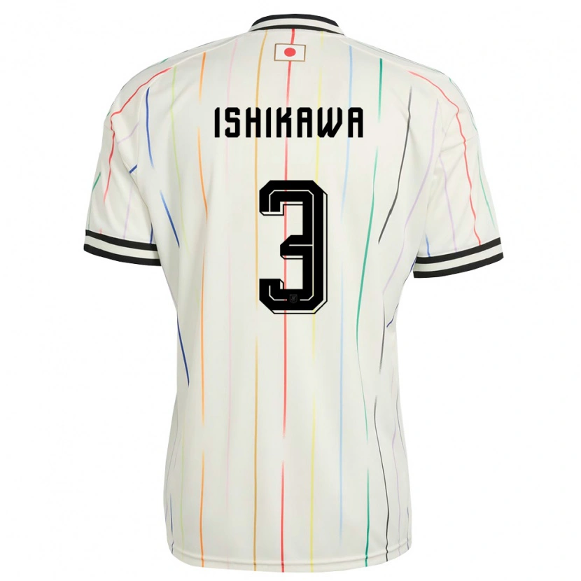 Danxen Kid Japan Seita Ishikawa #3 White Black Away Jersey 26-28 T-Shirt