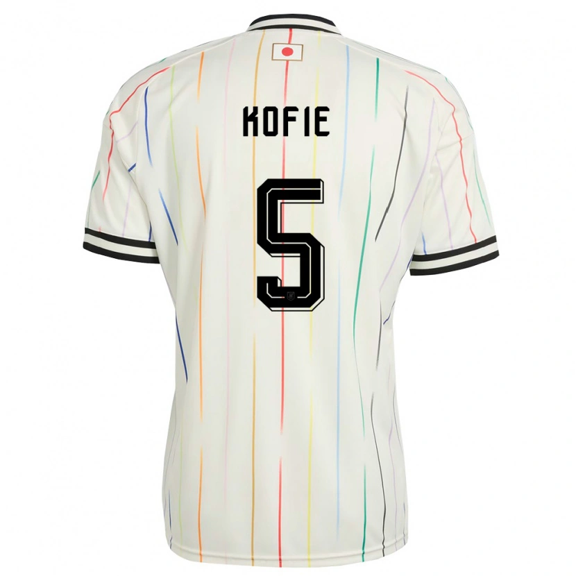 Danxen Kid Japan Shota Kofie #5 White Black Away Jersey 26-28 T-Shirt