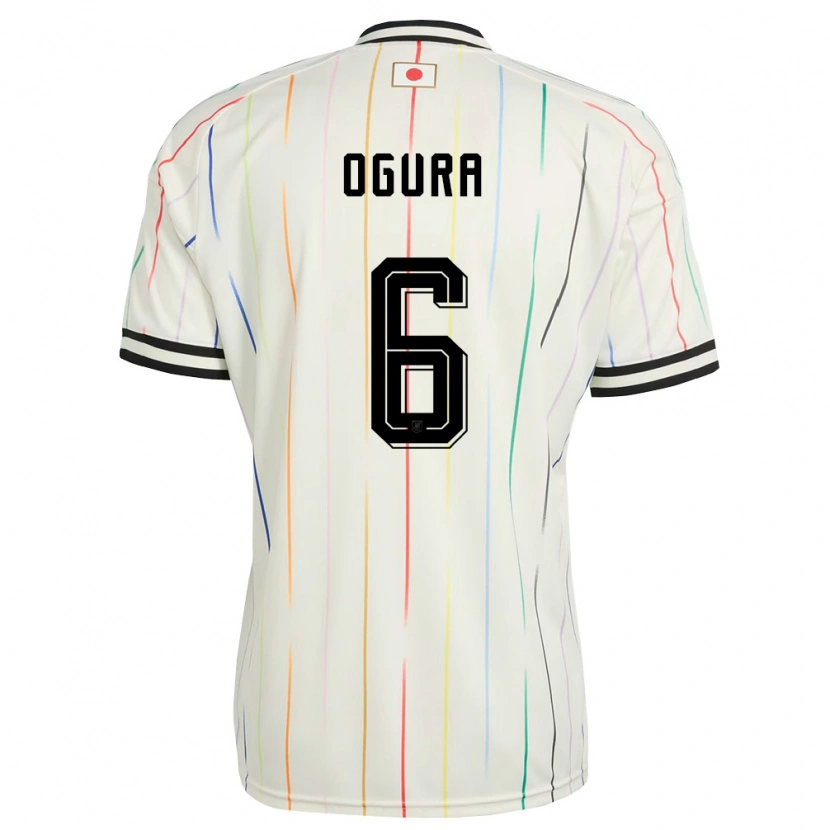 Danxen Kid Japan Kosei Ogura #6 White Black Away Jersey 26-28 T-Shirt