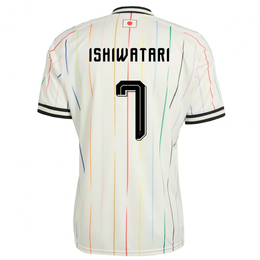 Danxen Kid Japan Nelson Ishiwatari #7 White Black Away Jersey 26-28 T-Shirt