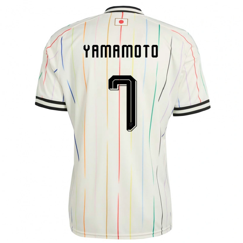 Danxen Kid Japan Rihito Yamamoto #7 White Black Away Jersey 26-28 T-Shirt