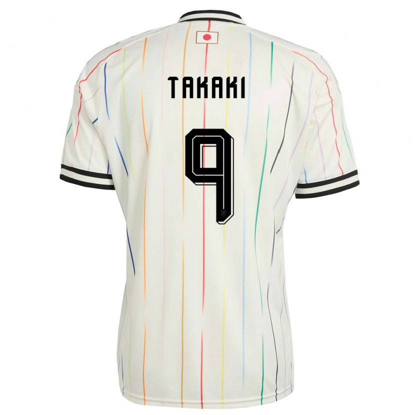 Danxen Kid Japan Eito Takaki #9 White Black Away Jersey 26-28 T-Shirt