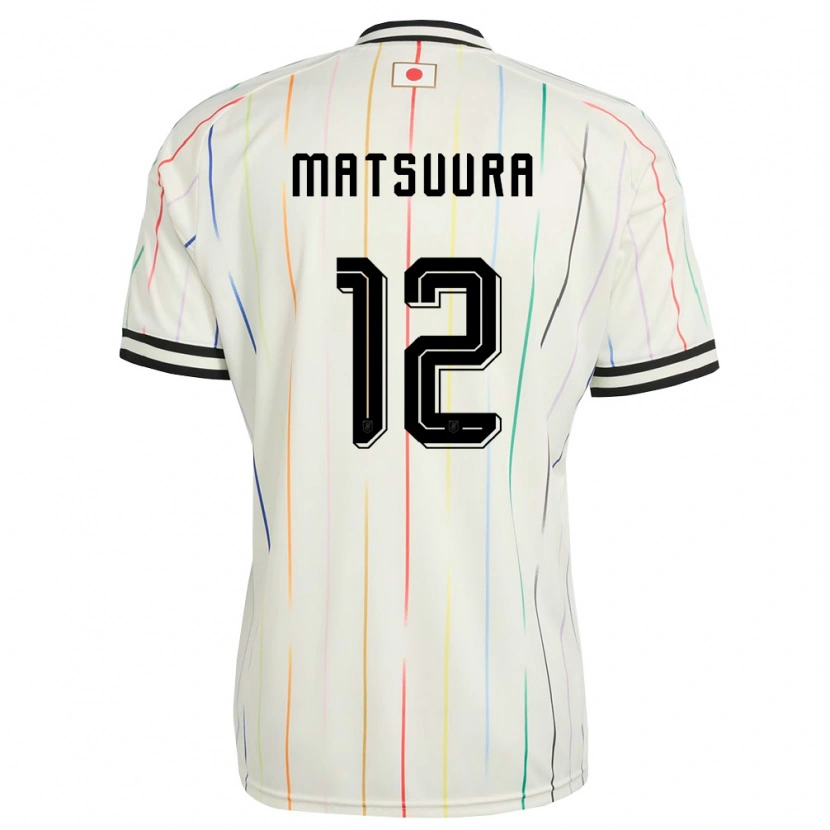 Danxen Kid Japan Hiroto Matsuura #12 White Black Away Jersey 26-28 T-Shirt