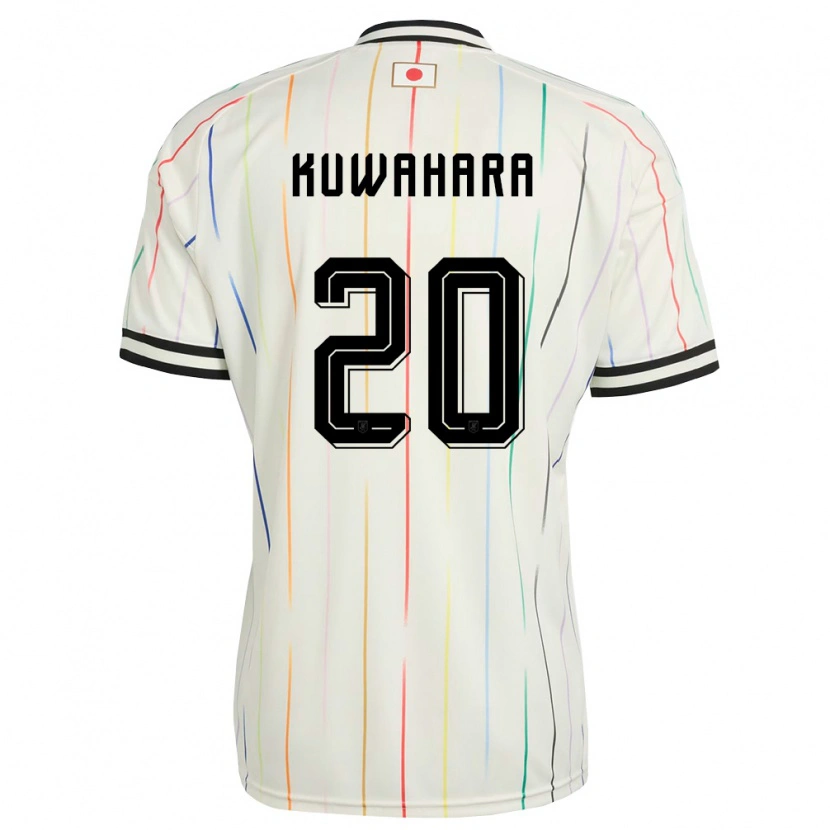 Danxen Kid Japan Rikuto Kuwahara #20 White Black Away Jersey 26-28 T-Shirt