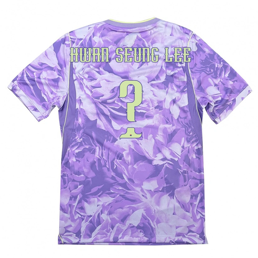 Danxen Kid South Korea Seung-Hwan Lee #0 Purple Green Away Jersey 26-28 T-Shirt