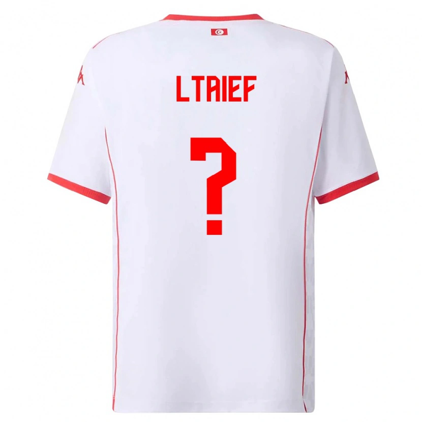 Danxen Kid Tunisia Sayfallah Ltaief #0 White Red Away Jersey 26-28 T-Shirt