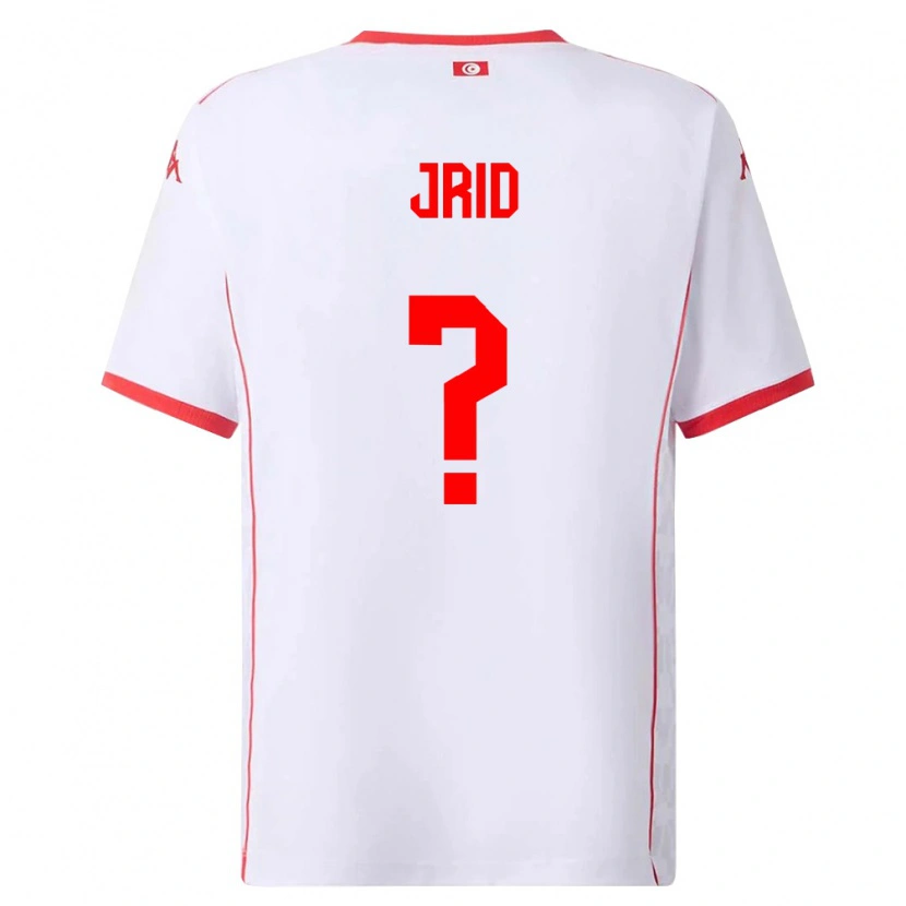 Danxen Kid Tunisia Chamseddine Jrid #0 White Red Away Jersey 26-28 T-Shirt