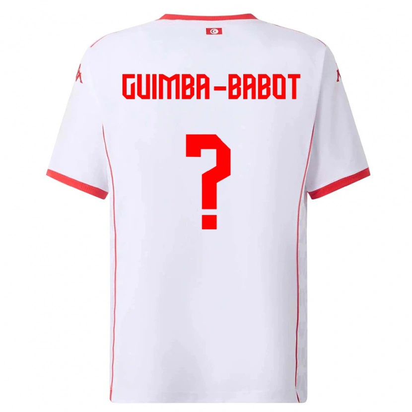 Danxen Kid Tunisia Khays Guimba-Babot #0 White Red Away Jersey 26-28 T-Shirt