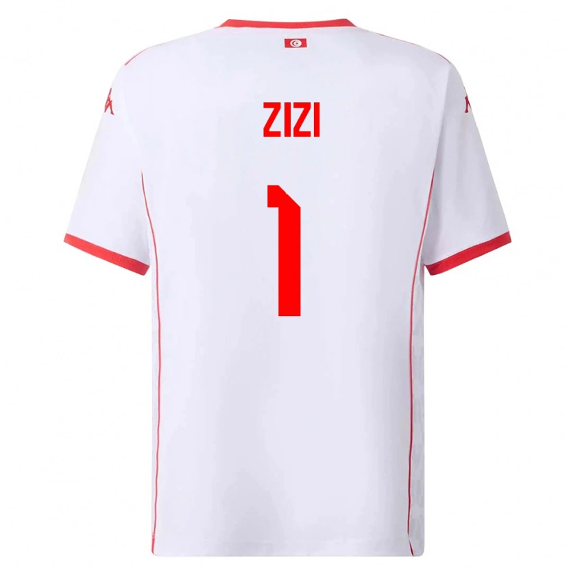 Danxen Kid Tunisia Nesrine Zizi #1 White Red Away Jersey 26-28 T-Shirt