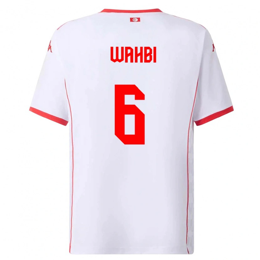Danxen Kid Tunisia Gaith Wahbi #6 White Red Away Jersey 26-28 T-Shirt