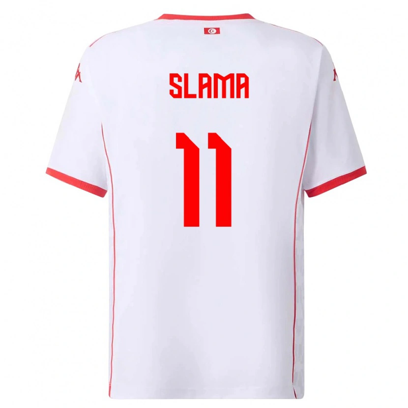 Danxen Kid Tunisia Wassim Slama #11 White Red Away Jersey 26-28 T-Shirt