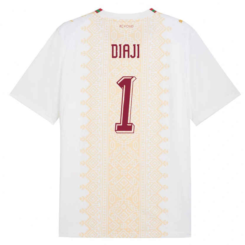 Danxen Kid Morocco Said Diaji #1 White Gold Red Away Jersey 26-28 T-Shirt
