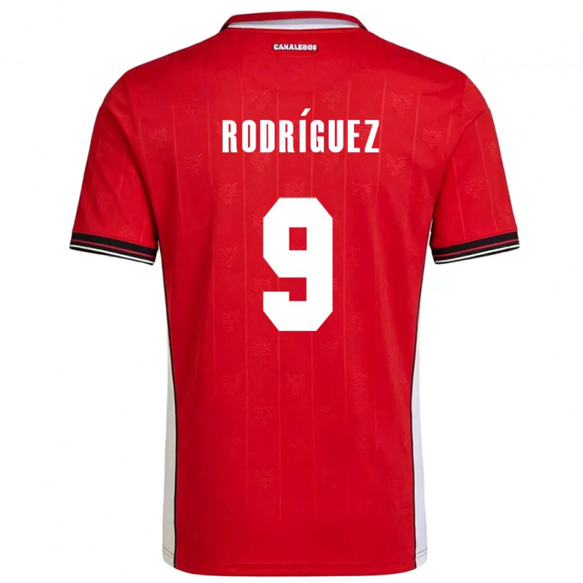Danxen Men Panama Emanuel Rodríguez #9 Red Brown White Home Jersey 26-28 T-Shirt
