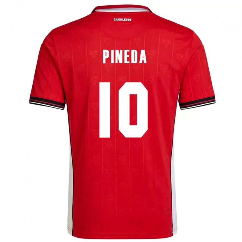 Danxen Men Panama Adrián Pineda #10 Red Brown White Home Jersey 26-28 T-Shirt