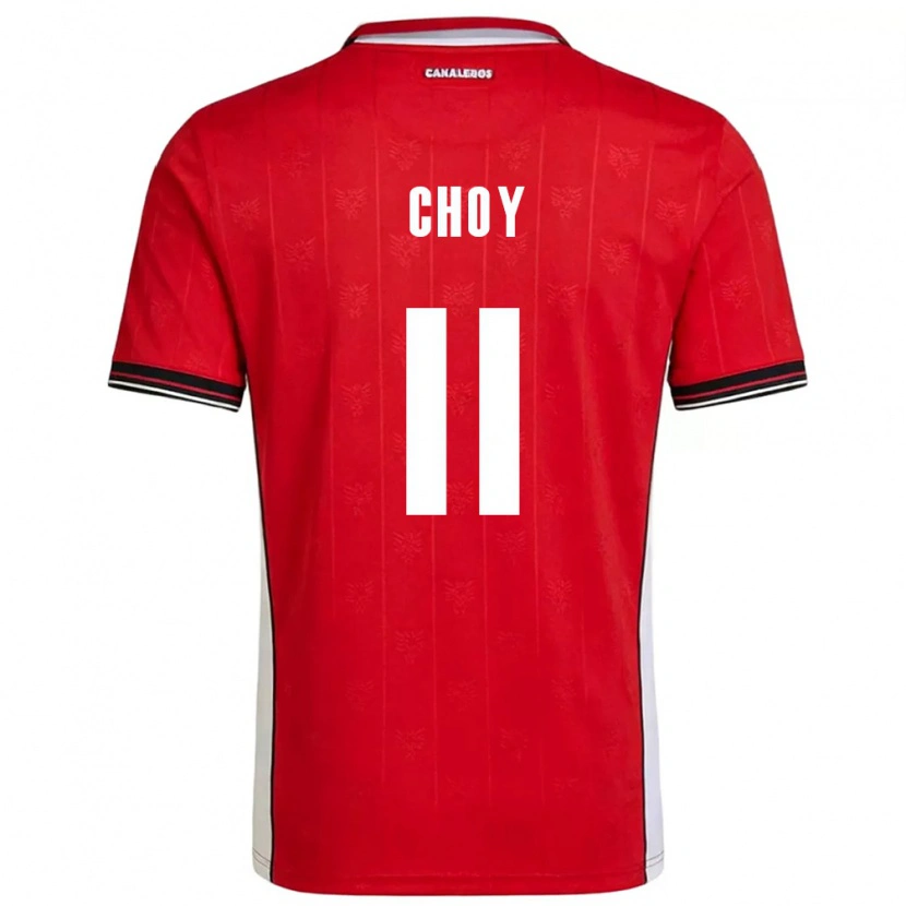 Danxen Men Panama Joseph Choy #11 Red Brown White Home Jersey 26-28 T-Shirt