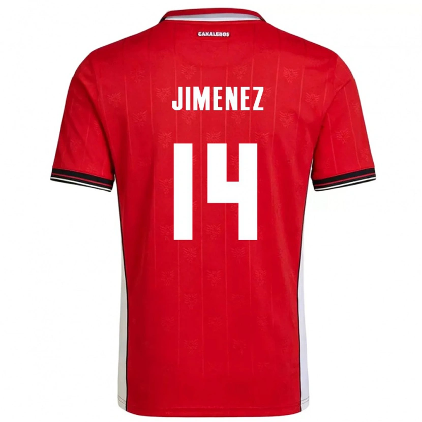 Danxen Men Panama Juan Jiménez #14 Red Brown White Home Jersey 26-28 T-Shirt