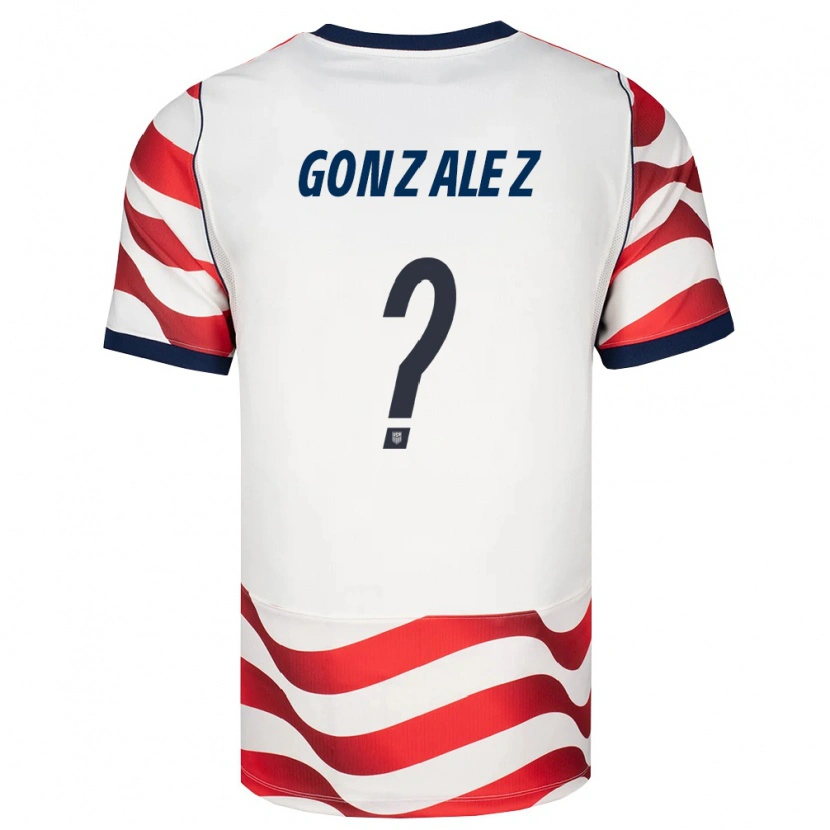 Danxen Men United States Christopher Gonzalez #0 Red White Black Home Jersey 26-28 T-Shirt