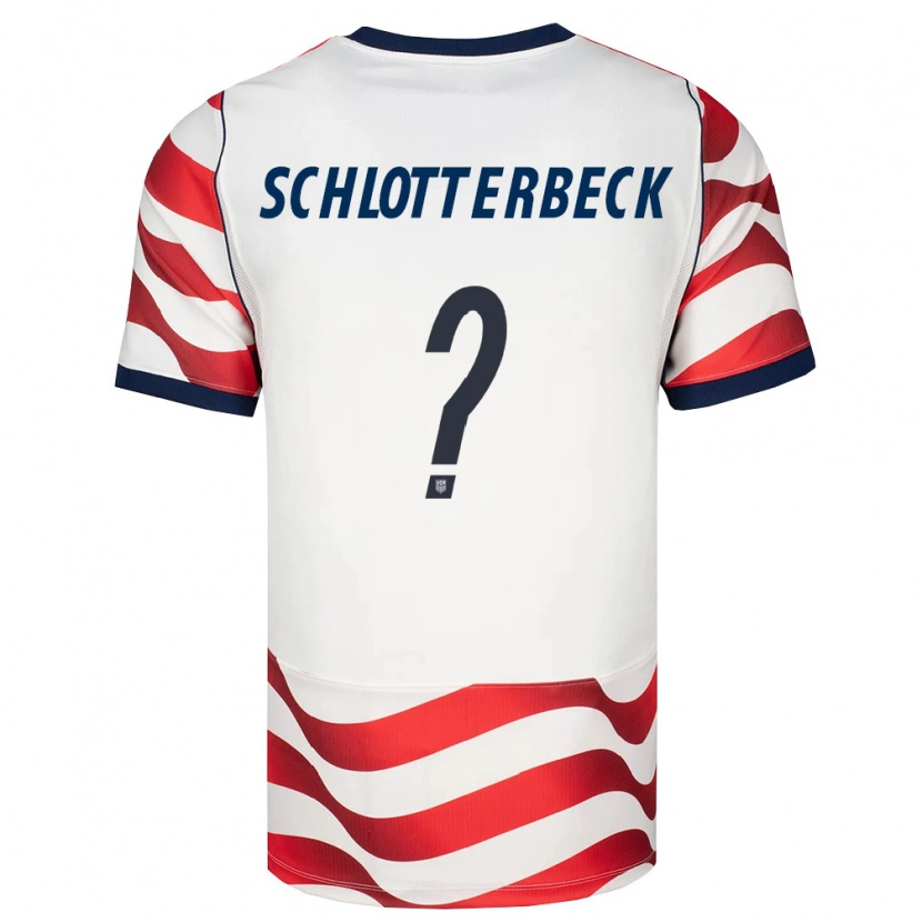 Danxen Men United States Ryan Schlotterbeck #0 Red White Black Home Jersey 26-28 T-Shirt