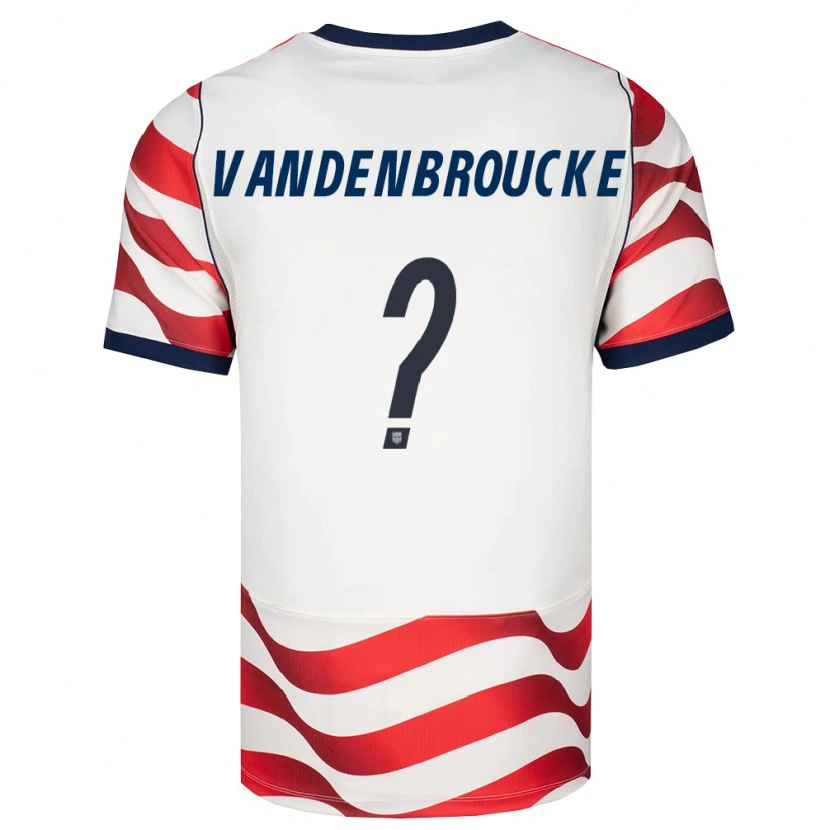 Danxen Men United States Victor Vandenbroucke #0 Red White Black Home Jersey 26-28 T-Shirt