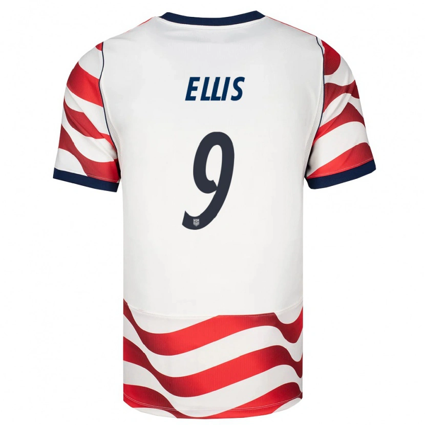 Danxen Men United States Justin Ellis #9 Red White Black Home Jersey 26-28 T-Shirt