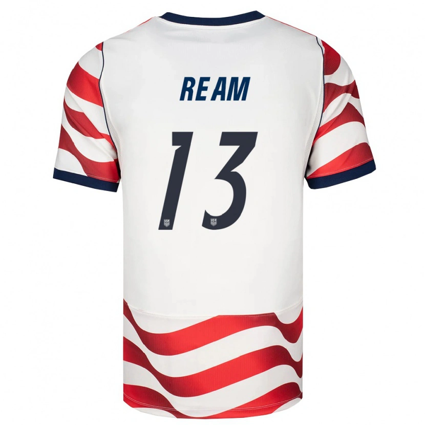 Danxen Men United States Tim Ream #13 Red White Black Home Jersey 26-28 T-Shirt