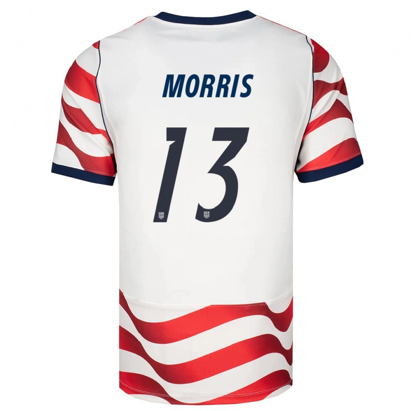 Danxen Men United States Jordan Morris #13 Red White Black Home Jersey 26-28 T-Shirt