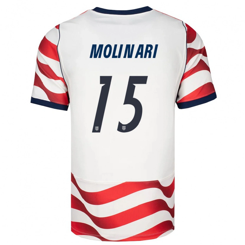 Danxen Men United States Peter Molinari #15 Red White Black Home Jersey 26-28 T-Shirt