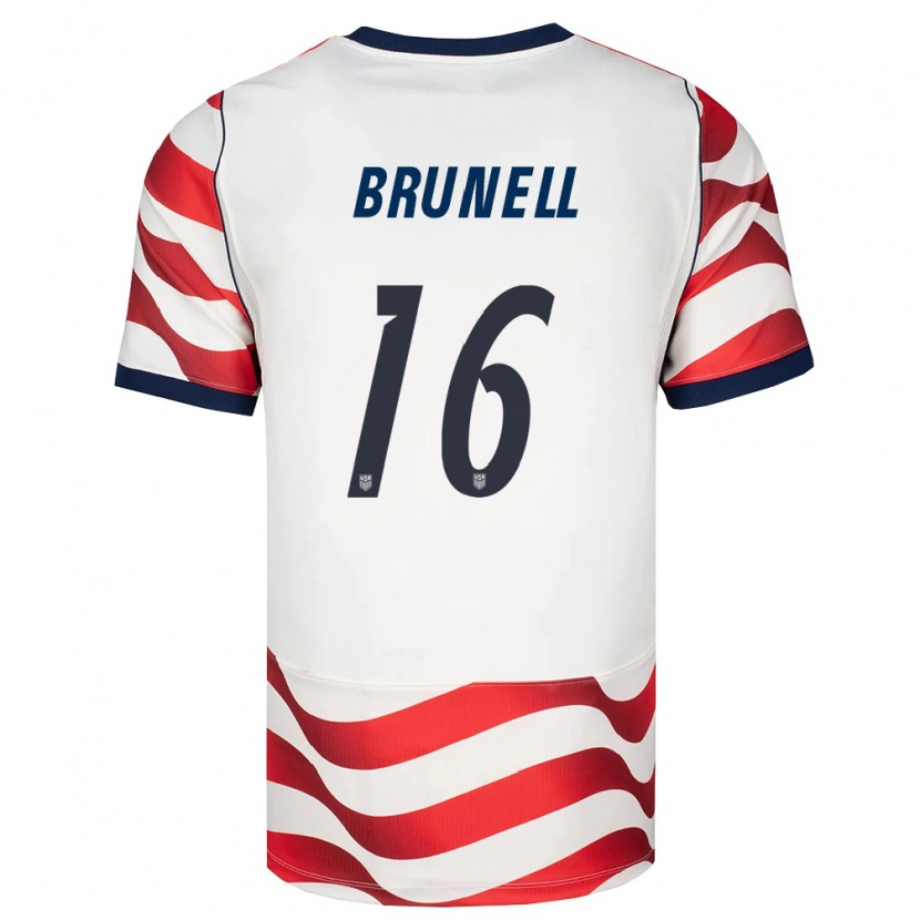 Danxen Men United States Snyder Brunell #16 Red White Black Home Jersey 26-28 T-Shirt
