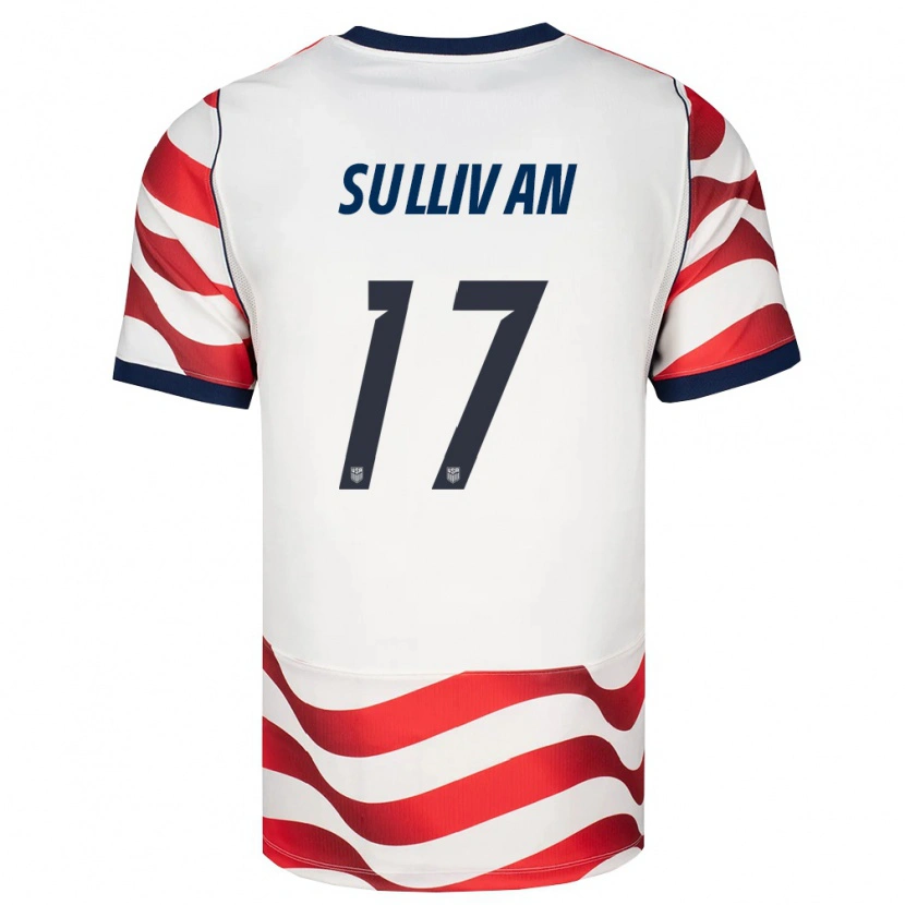 Danxen Men United States Andi Sullivan #17 Red White Black Home Jersey 26-28 T-Shirt