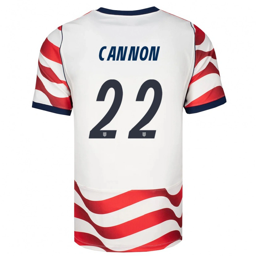 Danxen Men United States Reggie Cannon #22 Red White Black Home Jersey 26-28 T-Shirt