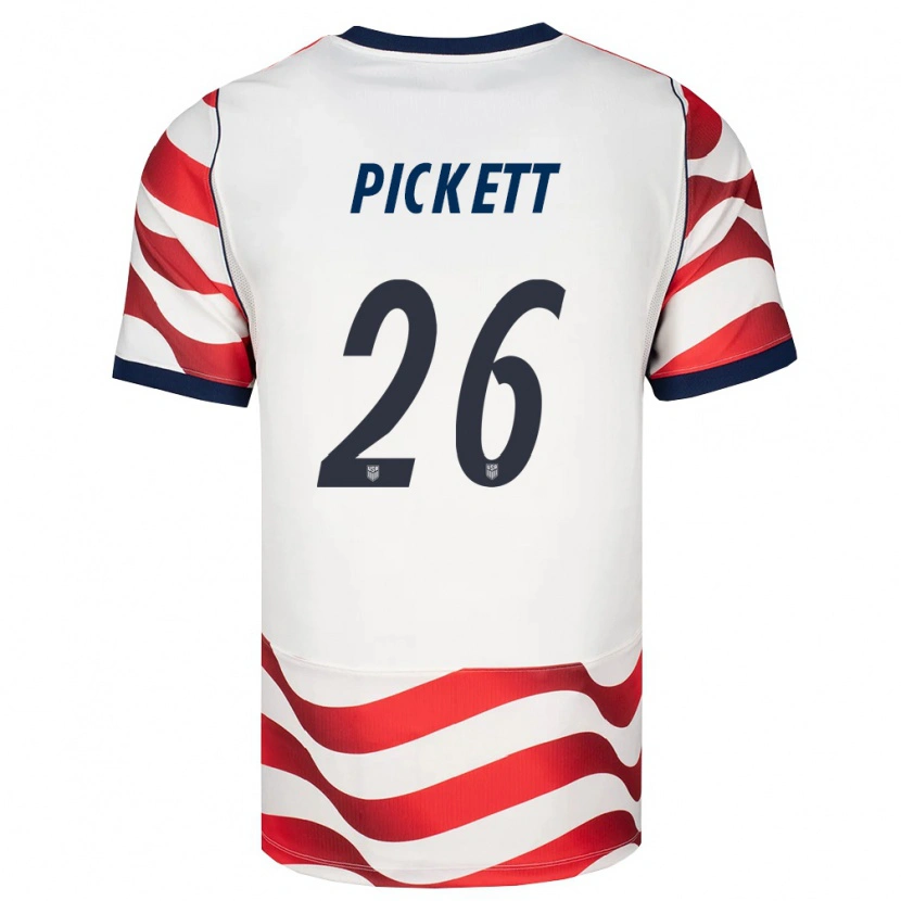 Danxen Men United States Carson Pickett #26 Red White Black Home Jersey 26-28 T-Shirt
