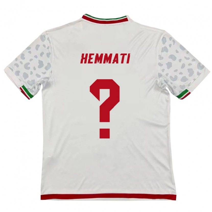 Danxen Men Iran Alireza Hemmati #0 White Red Home Jersey 26-28 T-Shirt