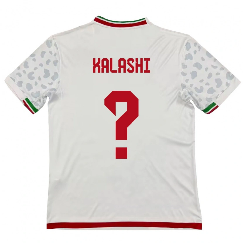 Danxen Men Iran Aryan Kalashi #0 White Red Home Jersey 26-28 T-Shirt