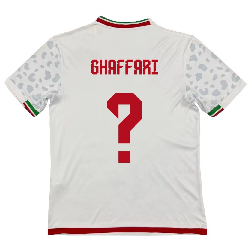 Danxen Men Iran Salman Ghaffari #0 White Red Home Jersey 26-28 T-Shirt