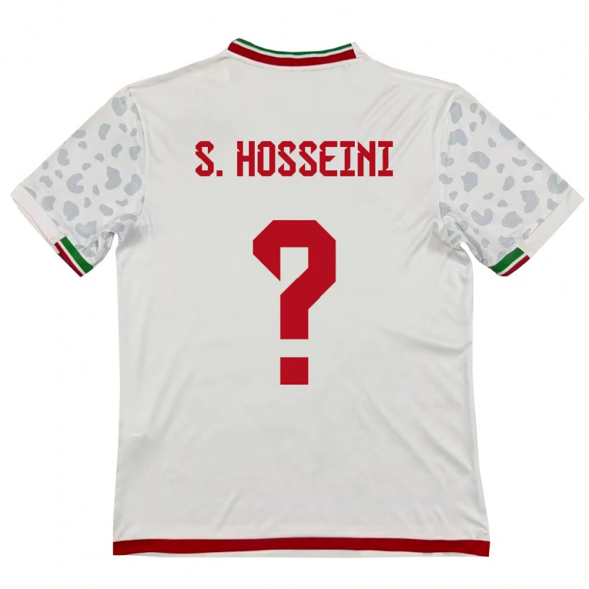 Danxen Men Iran Seyed Mohammadjavad Hosseini #0 White Red Home Jersey 26-28 T-Shirt