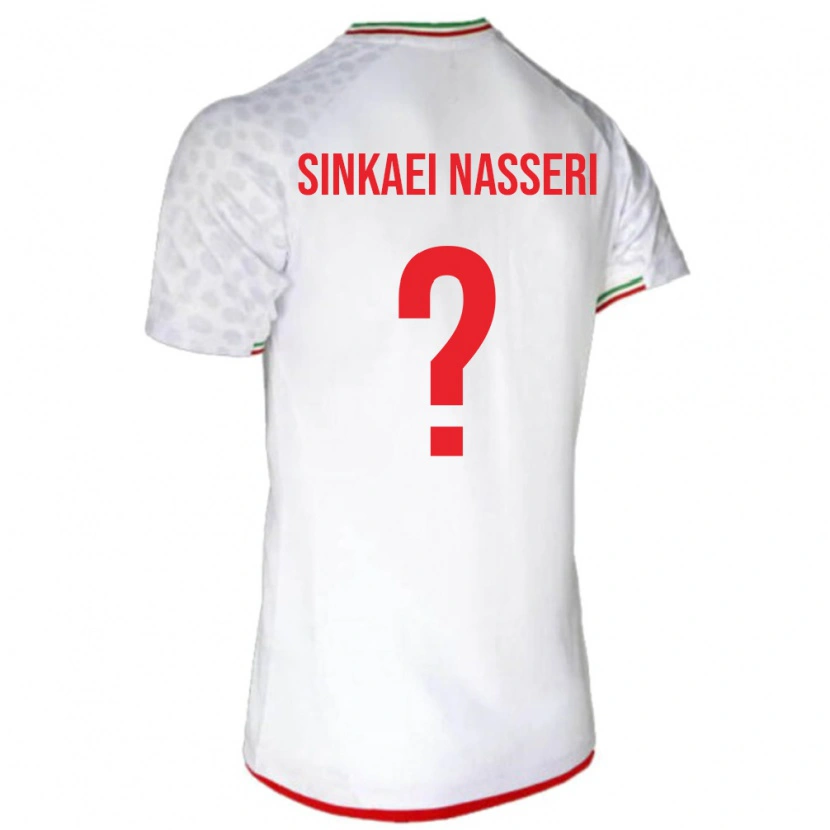 Danxen Men Iran Amirreza Sinkaei Nasseri #0 White Red Home Jersey 26-28 T-Shirt