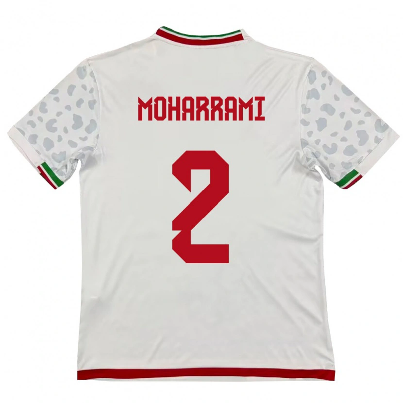 Danxen Men Iran Sadegh Moharrami #2 White Red Home Jersey 26-28 T-Shirt