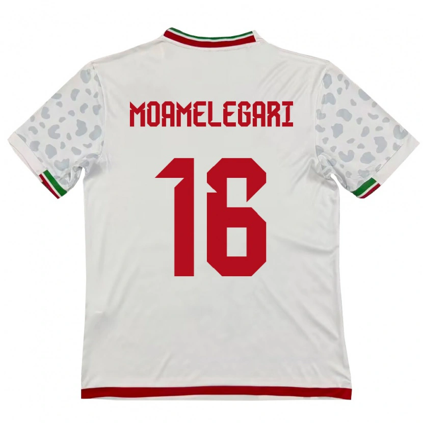 Danxen Men Iran Farzin Moamelegari #16 White Red Home Jersey 26-28 T-Shirt