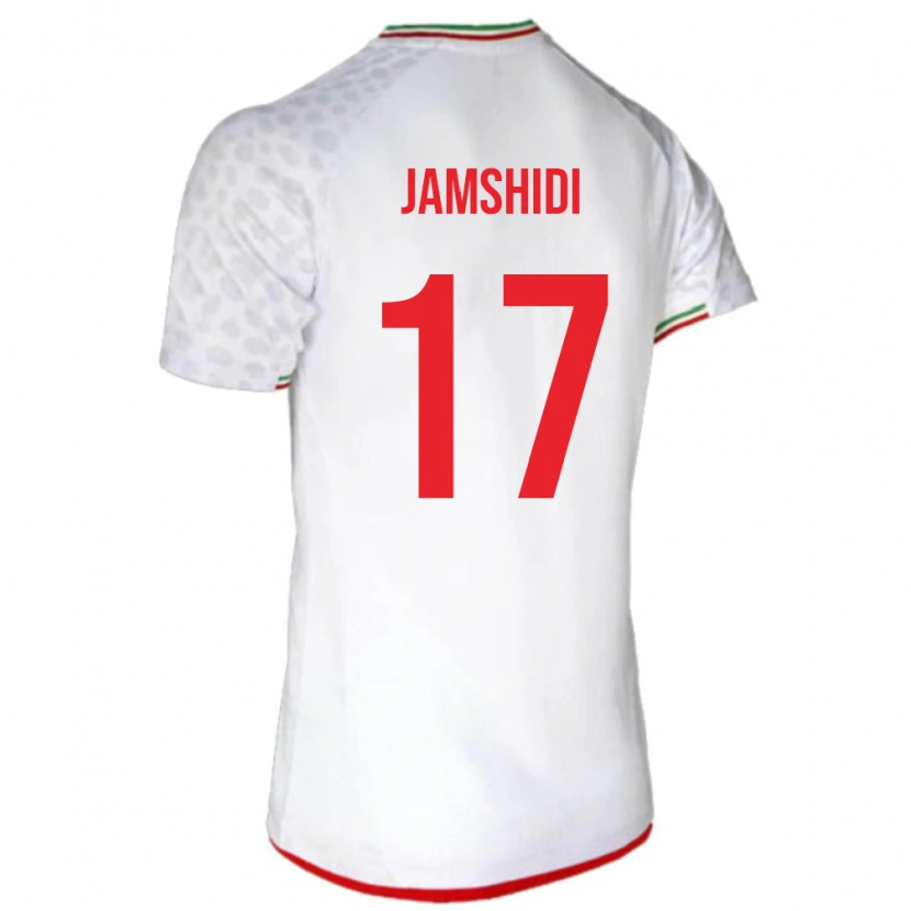 Danxen Men Iran Erfan Jamshidi #17 White Red Home Jersey 26-28 T-Shirt