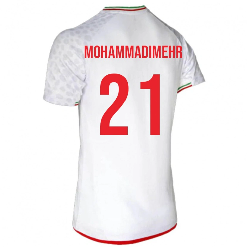 Danxen Men Iran Amirtaha Mohammadimehr #21 White Red Home Jersey 26-28 T-Shirt