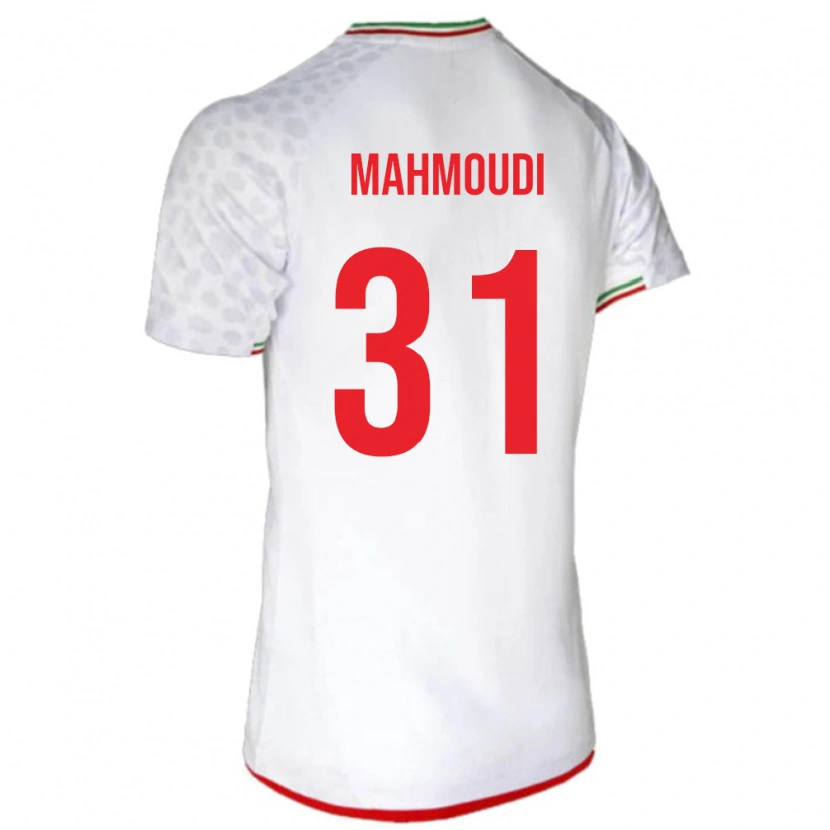 Danxen Men Iran Amirhossein Mahmoudi #31 White Red Home Jersey 26-28 T-Shirt