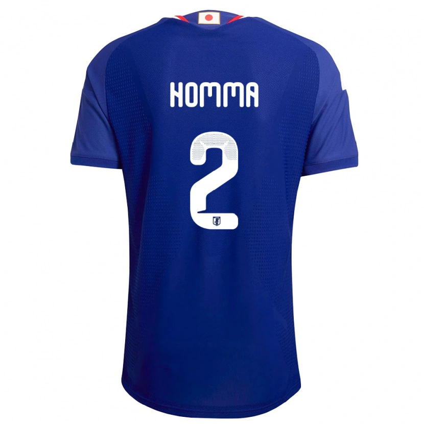 Danxen Men Japan Justin Homma #2 Blue White Red Home Jersey 26-28 T-Shirt