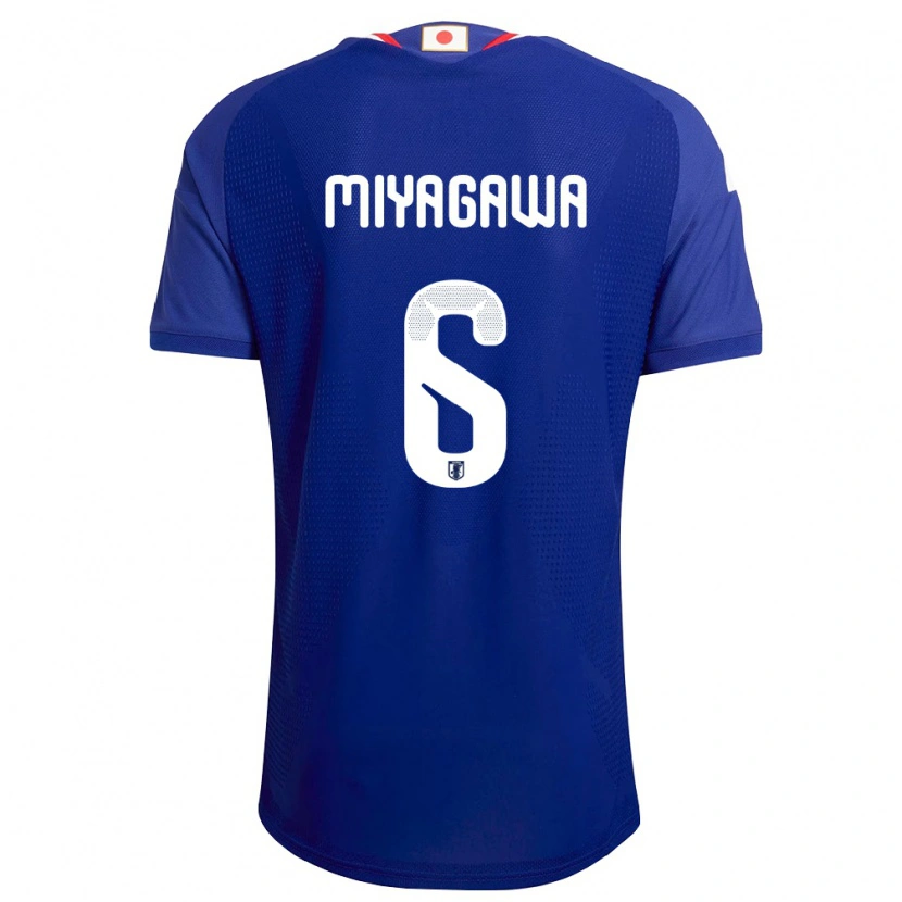 Danxen Men Japan Asato Miyagawa #6 Blue White Red Home Jersey 26-28 T-Shirt