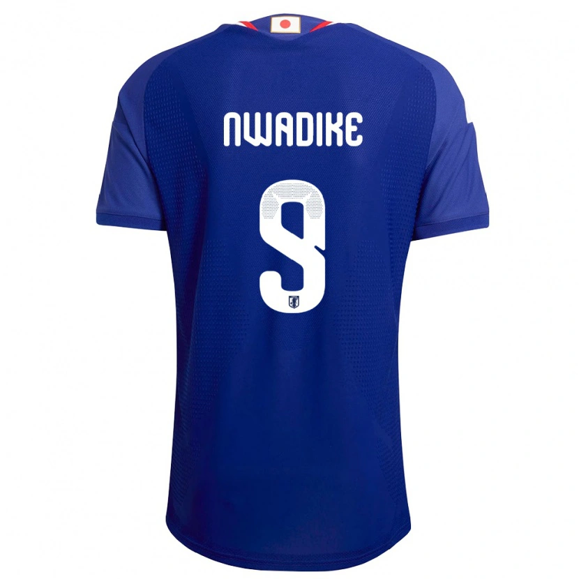 Danxen Men Japan Uche Brian Seo Nwadike #9 Blue White Red Home Jersey 26-28 T-Shirt