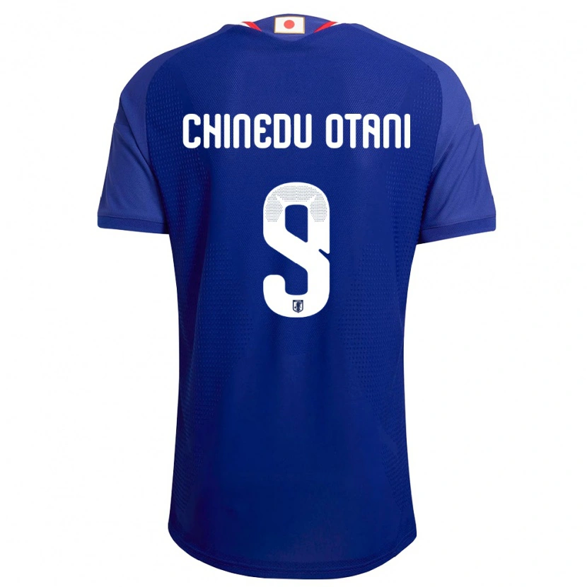 Danxen Men Japan Divine Chinedu Otani #9 Blue White Red Home Jersey 26-28 T-Shirt